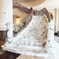 Natural stone marble stair treads